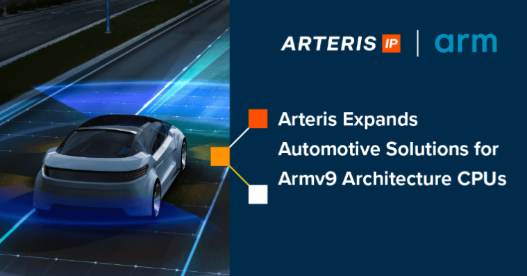 Arteris扩展面向Armv9架构CPU的汽车解决方案