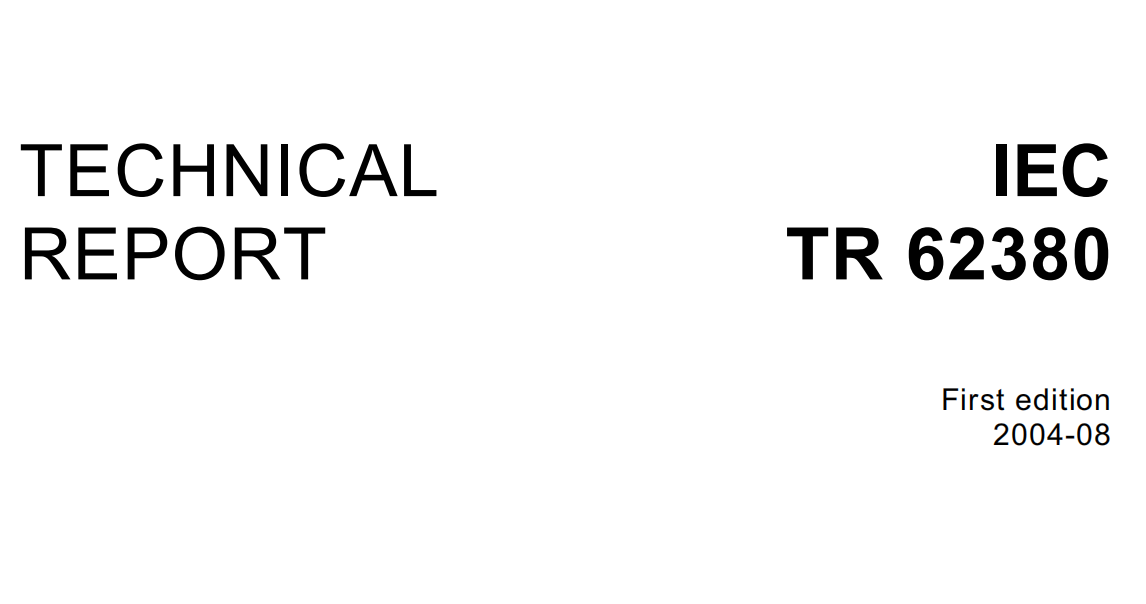 【汽车芯片】IEC  TR 62380