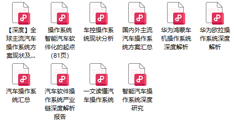汽車操作系統資料集合