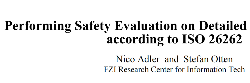 根据ISO 26262对详细硬件级别进行安全评估