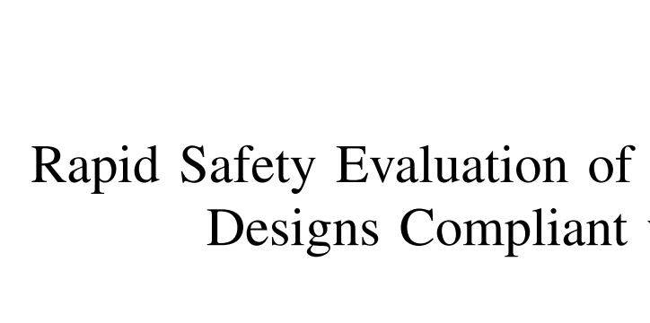 符合ISO 26262的硬件建筑设计的快速安全评估