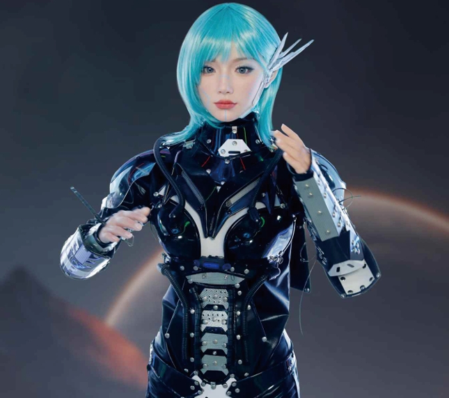 造型百变的 仿真人形服务机器人