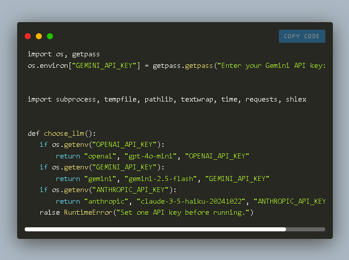 構(gòu)建安全且支持記憶的 Cipher 工作流：AI 代理的動(dòng)態(tài) LLM 選擇與 API 集成教程