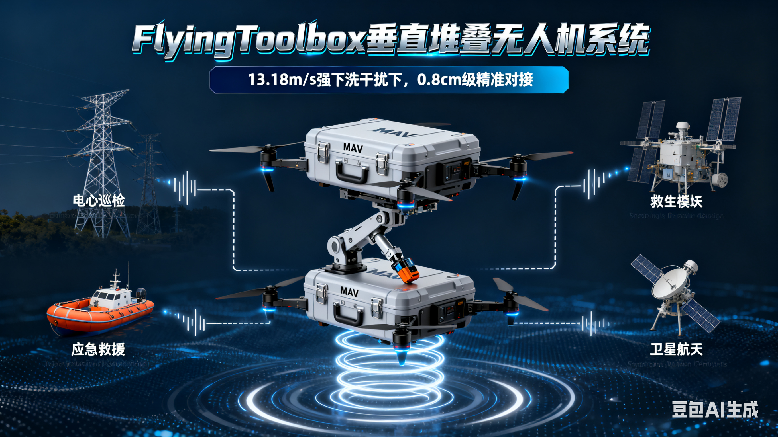 西湖大学FlyingToolbox垂直堆叠协同无人机系统全面解析：破解 “近距干扰” 难题的空中协同新范式