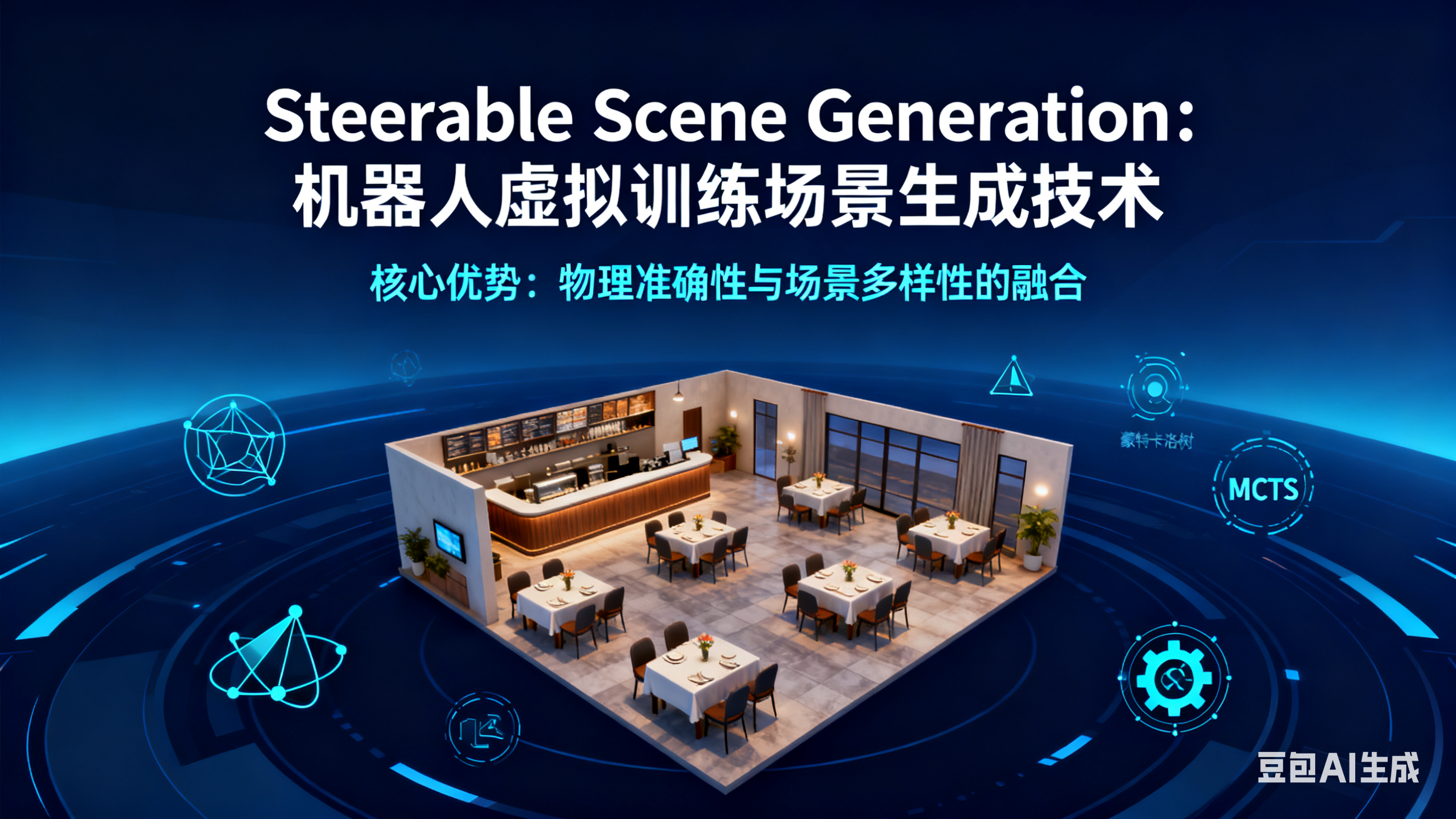 MIT可操控场景生成技术：AI驱动机器人虚拟训练场景革新，兼顾多样性与真实性