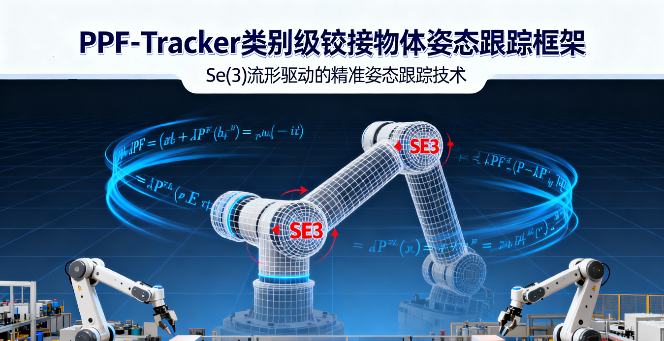 SE (3) 流形上的類別級鉸接物體姿態跟蹤框架PPF-Tracker：加權PPF+運動學約束，旋轉誤差降低60%