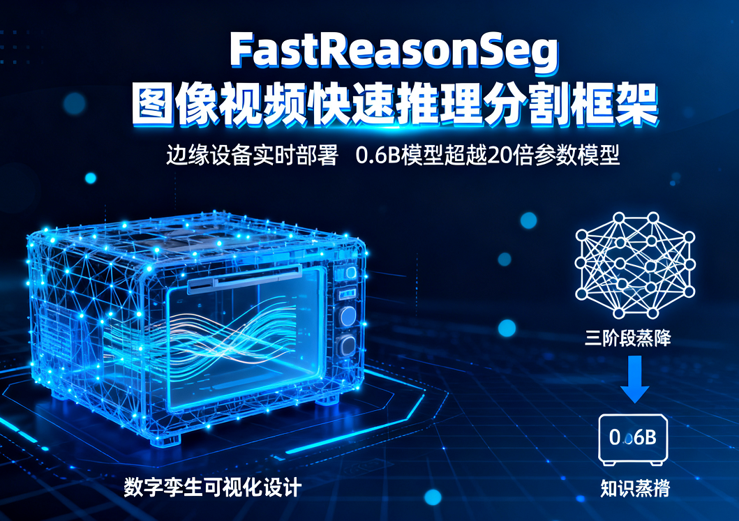 图像视频快速推理分割框架FastReasonSeg：让边缘设备也能跑的高效智能分割