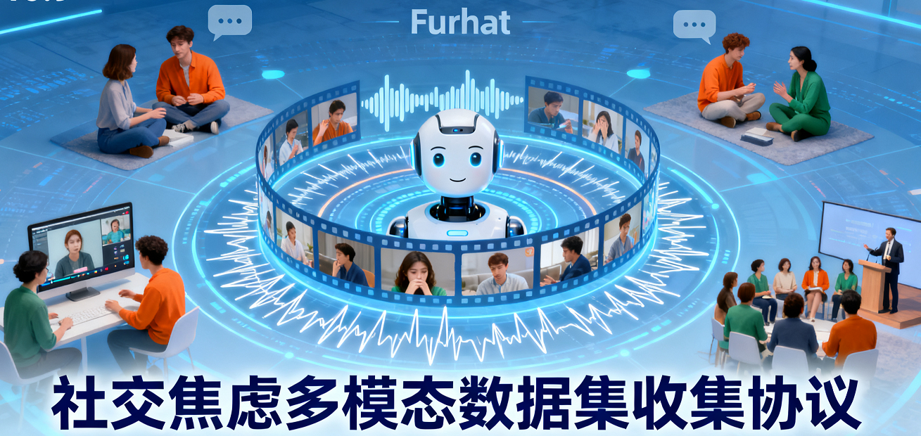 賦能機器人情感來自適應人機交互：社交焦慮的多模態數據集收集協議