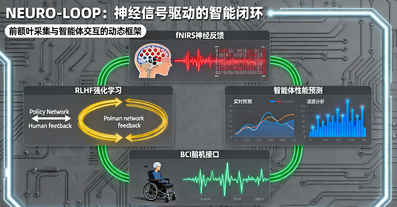 fNIRS神經反饋驅動的強化學習框架NEURO-LOOP：隱式信號映射智能體性能