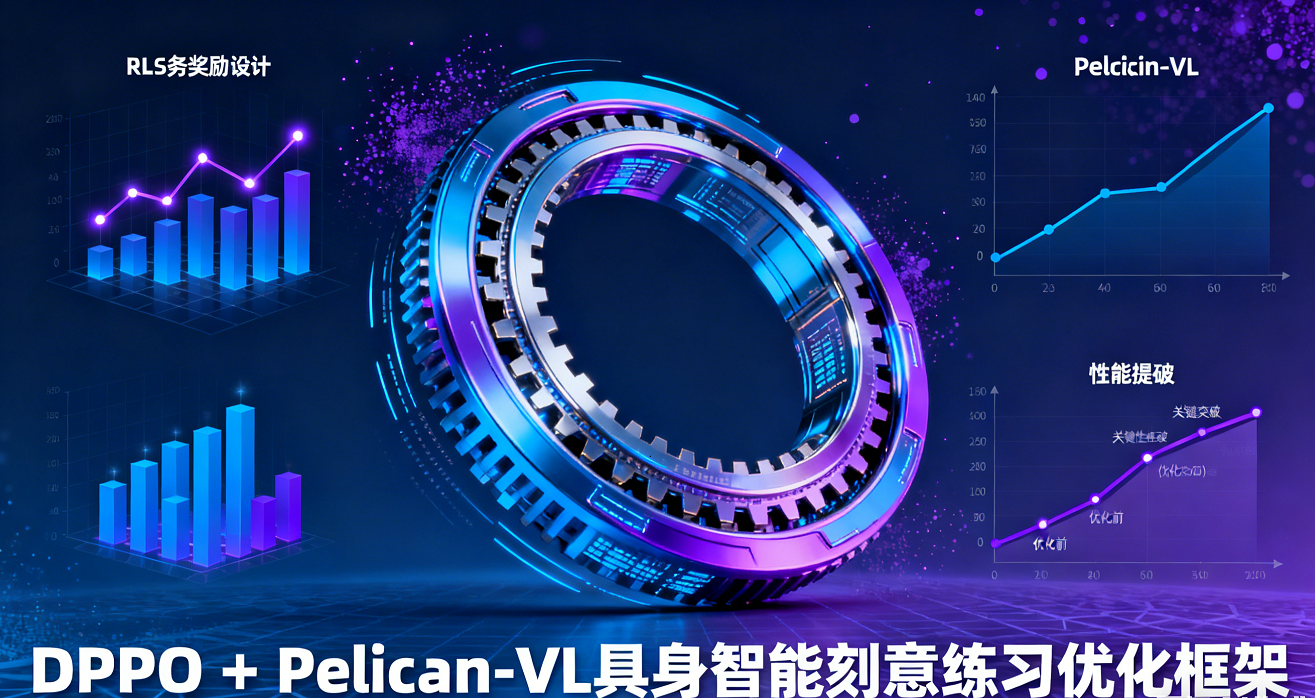 具身智能的刻意練習優化框架DPPO+Pelican-VL：打通VLMs與物理世界交互的高效路徑
