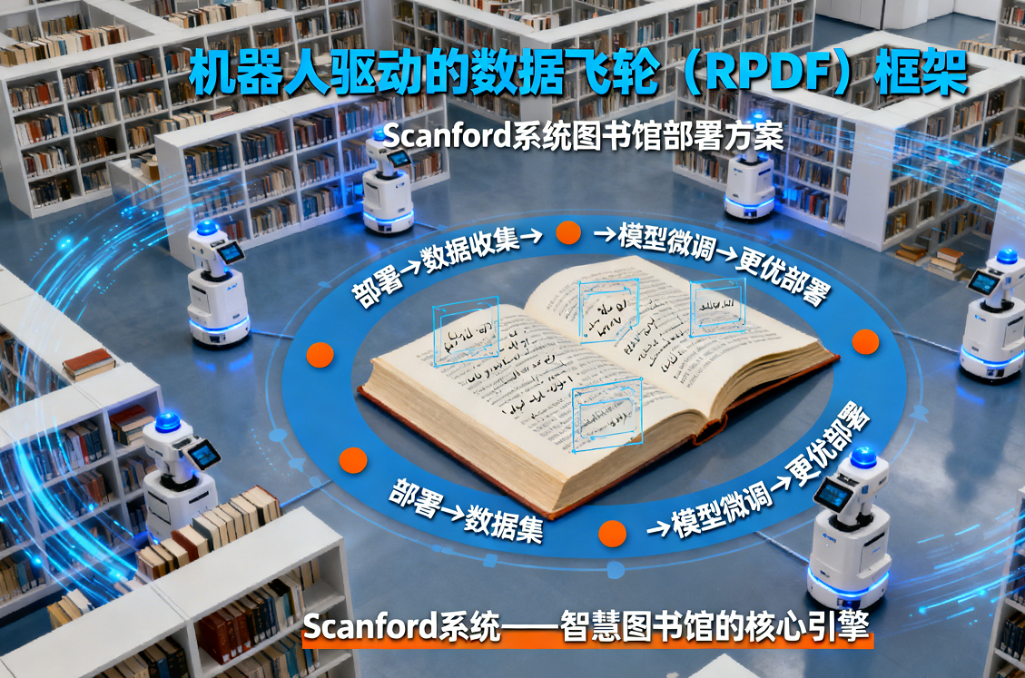機器人驅動的數據飛輪：面向基礎模型持續自適應的野外機器人部署框架