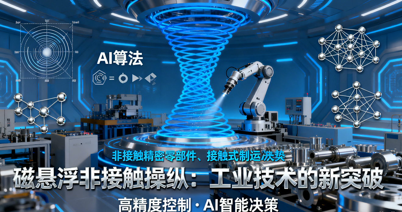 磁悬浮机器人：AI驱动非接触操纵，亚毫米精度重塑工业装配革命，Industry4.0核心技术突破