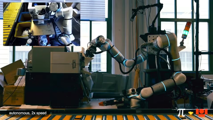 机器人进入API化时代：Pi发布实测数据，π0.6模型携手Weave、Ultra突破落地瓶颈