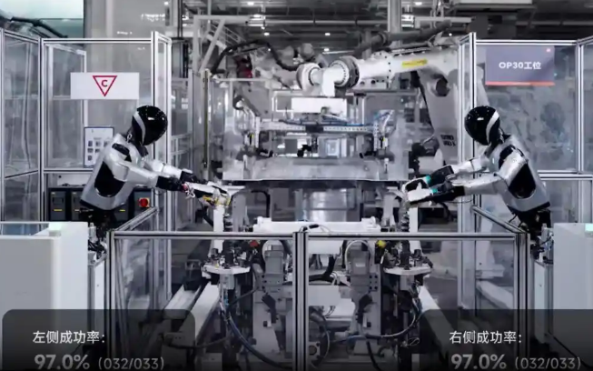 小米人形机器人进车厂装配,成功率超90%