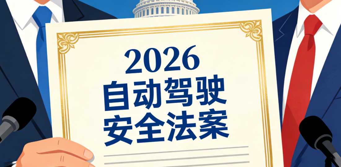 美国通过《2026自动驾驶安全法案》,全球监管框架重构