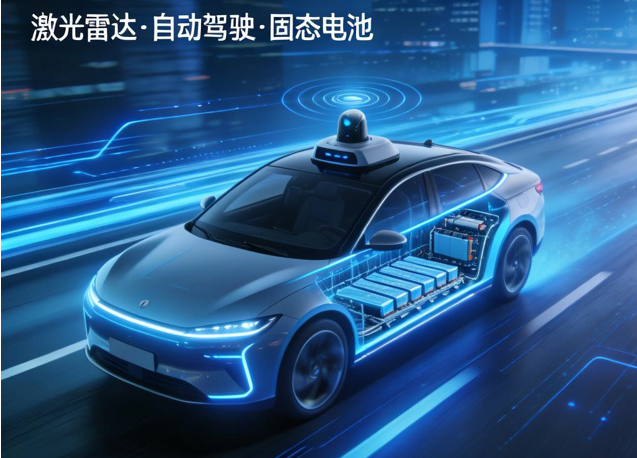 华为乾昆896线图像级激光雷达发布，人-车-家全场景智慧生态与个人eVTOL卡丁车火爆AWE现场，多家车企全固态电池量产计划披露